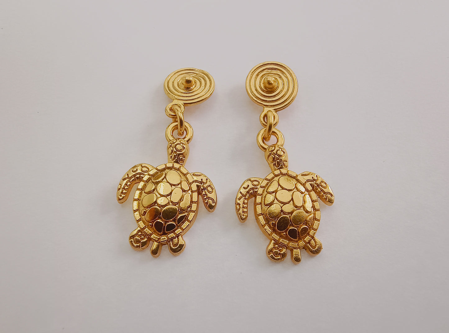 🐢 Aretes Tortuga cultura Quimbaya