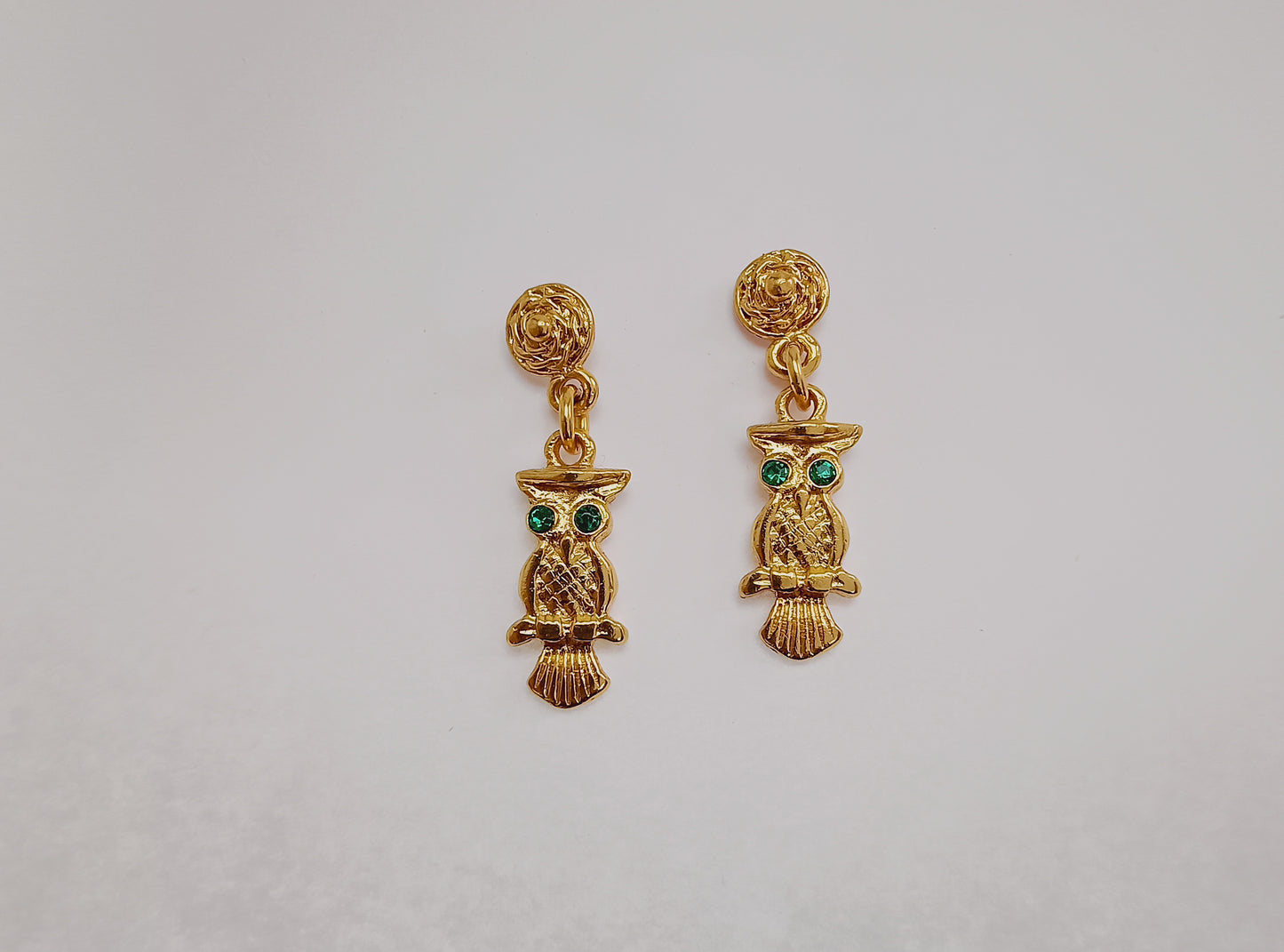 🦉Aretes Zircón Lechuzón