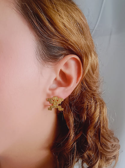 🐆 Topos Pectoral hombre Jaguar Cultura del Tolima