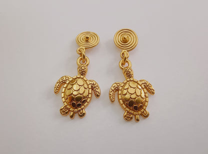 🐢 Aretes Tortuga cultura Quimbaya