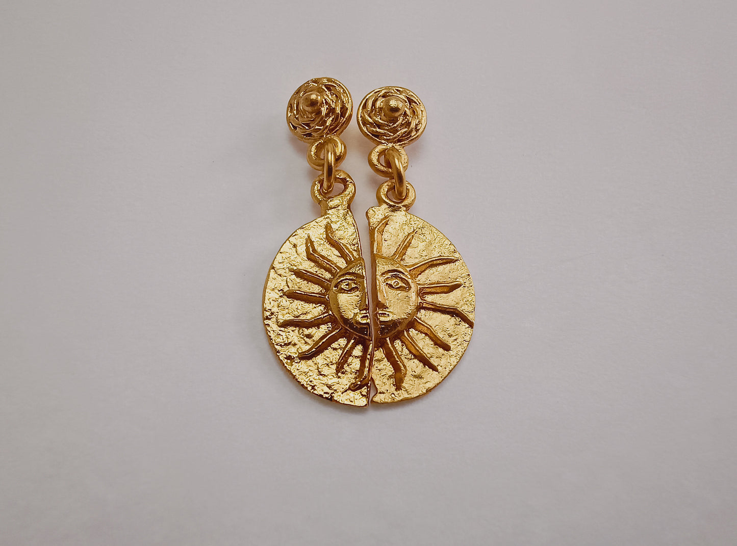 ☀️ Aretes Sol cultura Muisca