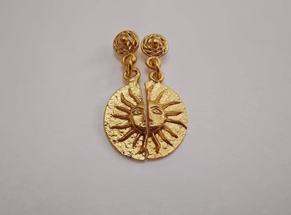 ☀️ Aretes Sol cultura Muisca