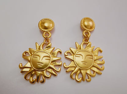 ☀️ Aretes Sol cultura Quimbaya