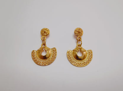 🌙 Aretes Nariguera semilunar cultura Tayrona