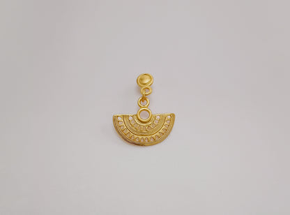 ✨ Aretes Nariguera abanico cultura Sinú