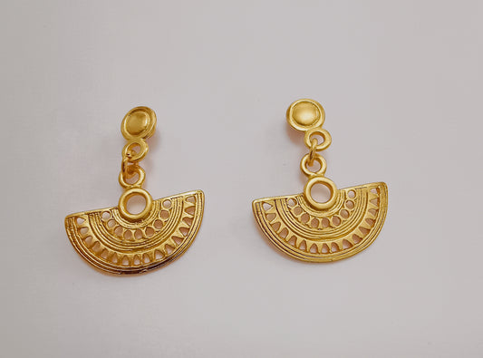 ✨ Aretes Nariguera abanico cultura Sinú