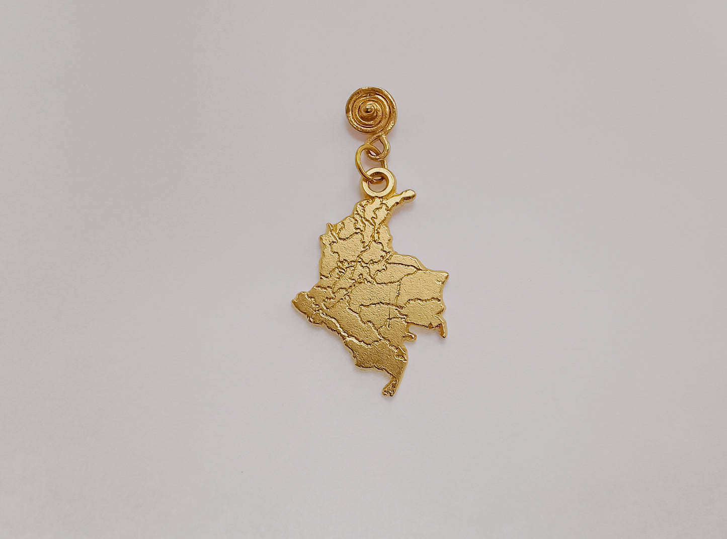 🌀 Aretes mapa Colombia