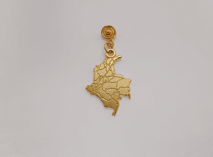 🌀 Aretes mapa Colombia