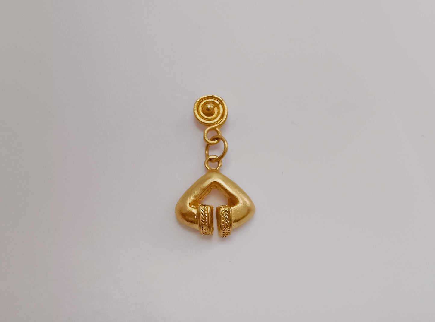 ✨ Aretes largo cuenta cultura Tayrona