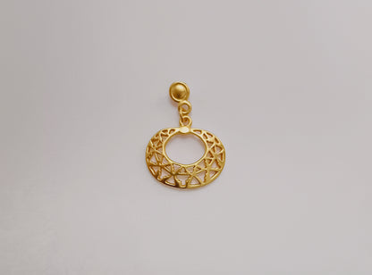🌞 Aretes Nariguera lisa cultura Quimbaya