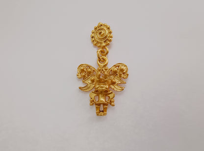 🦇 Aretes Hombre Murciélago cultura Tayrona