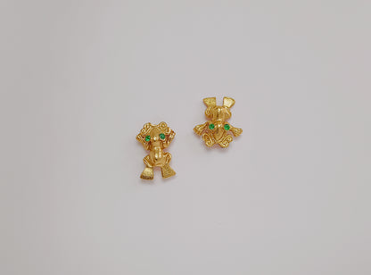 🐸 Topos Zircón Rana Dorada cultura Tayrona
