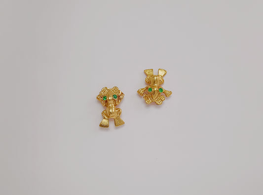 🐸 Topos Zircón Rana Dorada cultura Tayrona