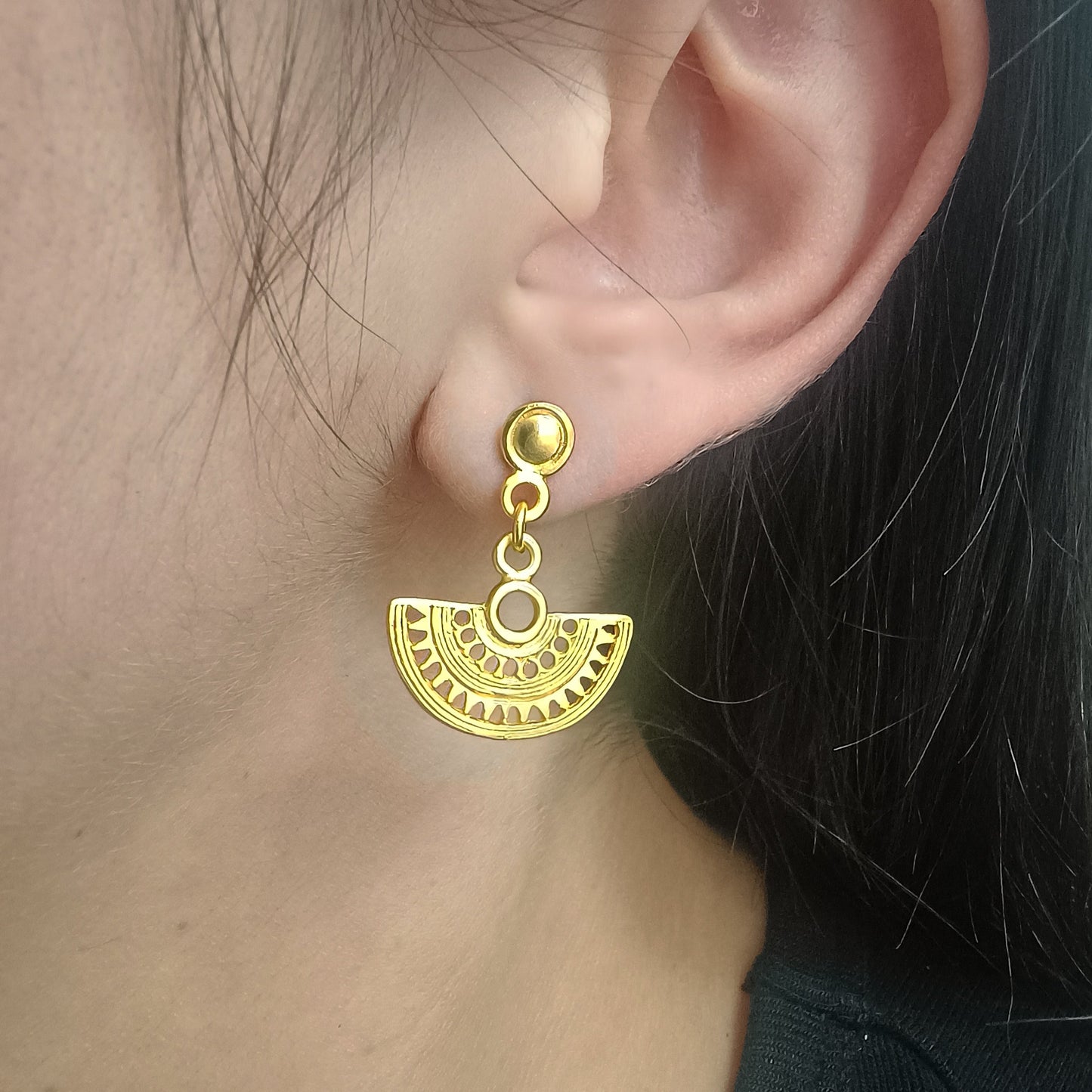 ✨ Aretes Nariguera abanico cultura Sinú