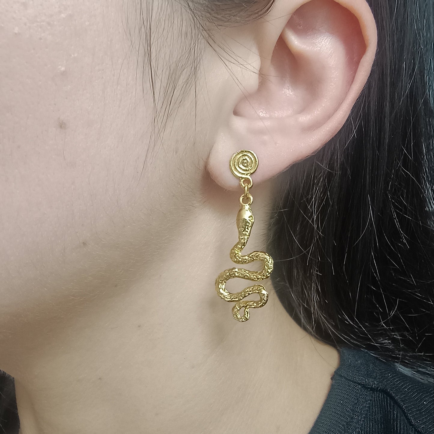 🐍 Aretes Serpiente