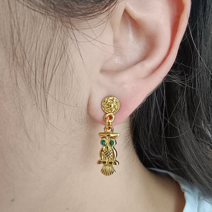 🦉Aretes Zircón Lechuzón